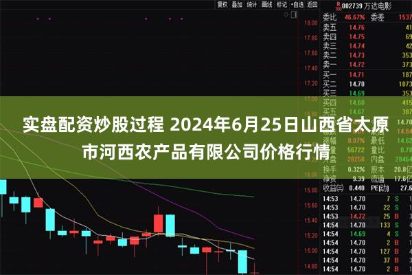实盘配资炒股过程 2024年6月25日山西省太原市河西农产品有限公司价格行情