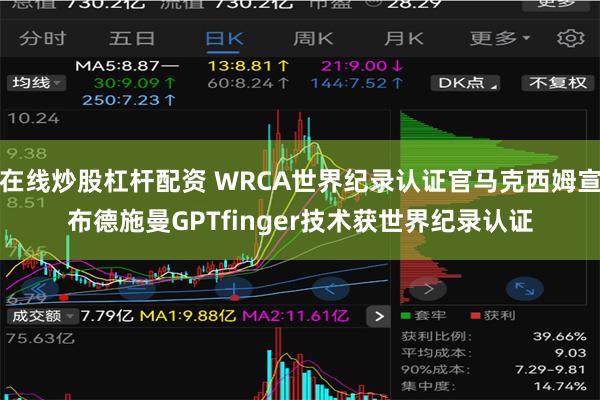 在线炒股杠杆配资 WRCA世界纪录认证官马克西姆宣布德施曼GPTfinger技术获世界纪录认证