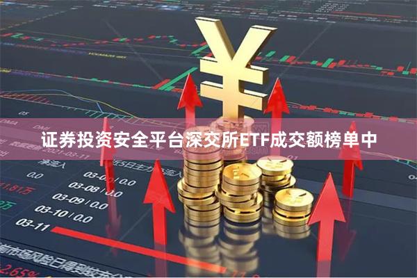 证券投资安全平台深交所ETF成交额榜单中