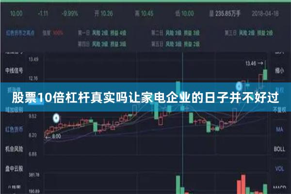 股票10倍杠杆真实吗让家电企业的日子并不好过