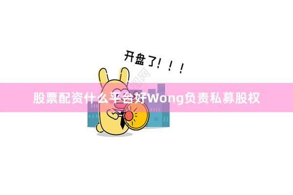 股票配资什么平台好Wong负责私募股权